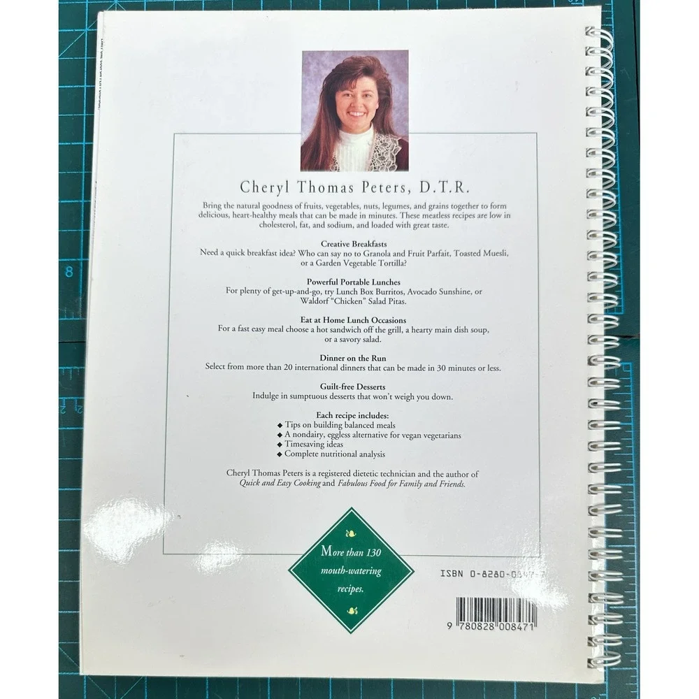 Choices Quick & Healthy Cooking Vegetarian Cookbook Cheryl Thomas Peters 1994